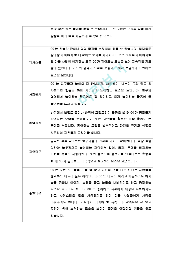 평가제 어린이집 2학기 유아발달평가   (7 )